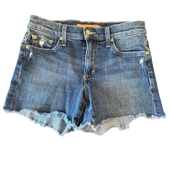 Joe's Jeans Pants - JOE'S JEANS The Ozzie 4" Cut Off Short Alma Medium Wash Denim Women's 24